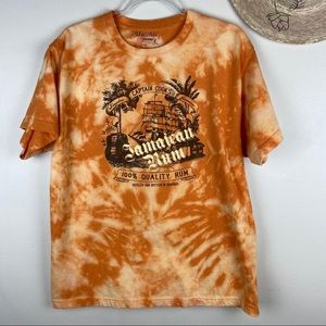 Custom Tie Dye Jamaican Rum Graphic T-shirt